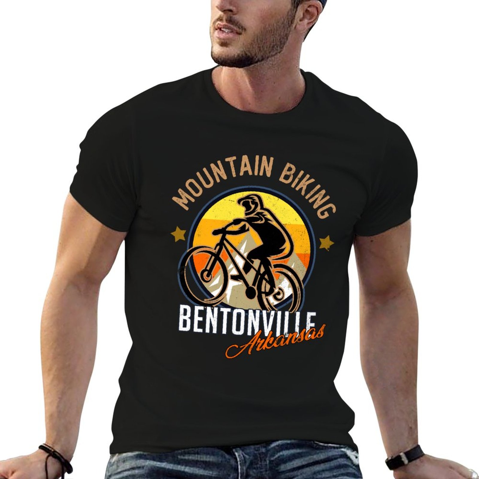 Mountain Biking Bentonville - bentonville arkansas mountain biking T-Shirt Fashion