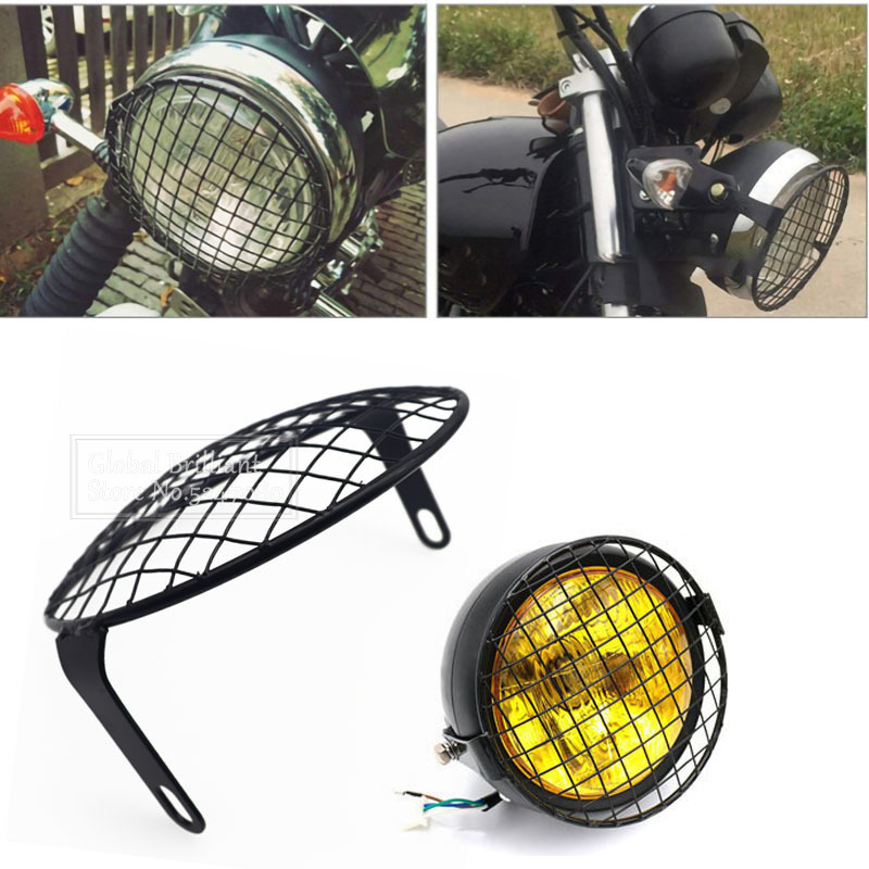 Mountain Biking Derby - Universal 7inch Retro Style Motorcycle Headlight