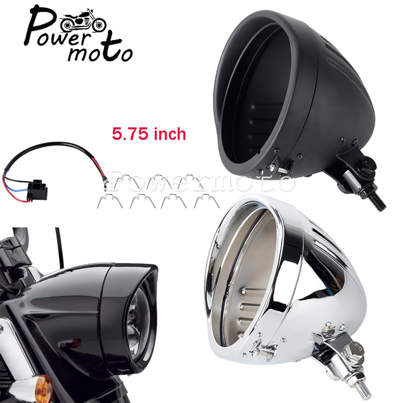 Mountain Biking Derby - 5.75 inch Motorcycle Steel Headlight Housing