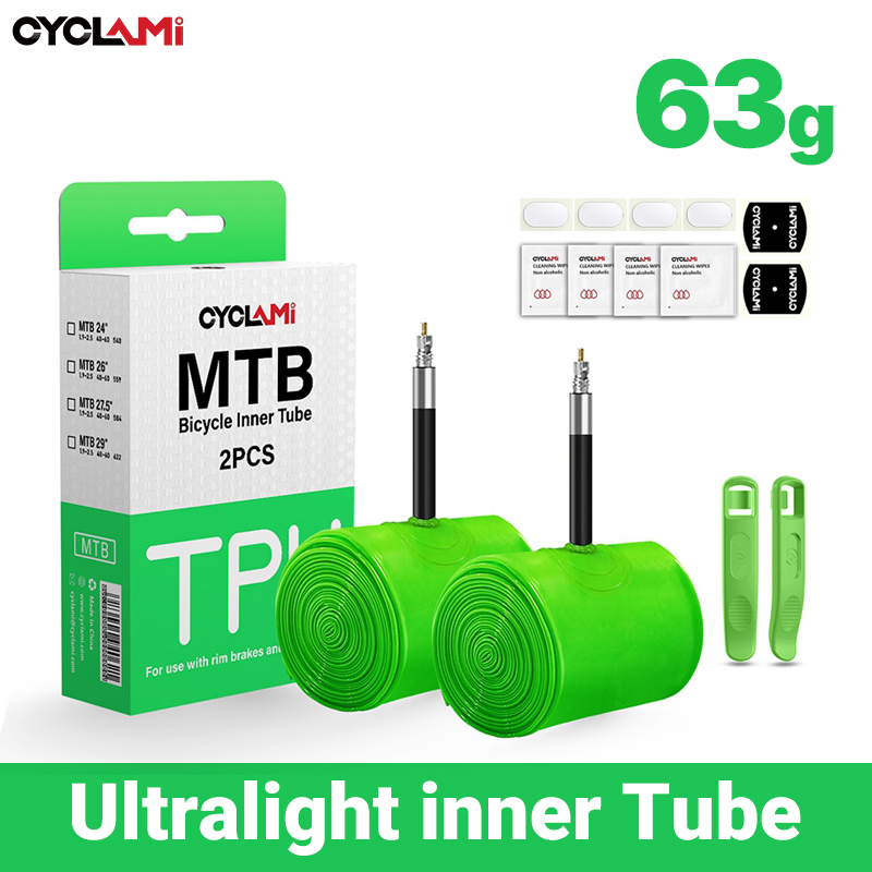 Mountain Biking Shoes - CYCLAMI Ultralight Bike Inner Tube 26
