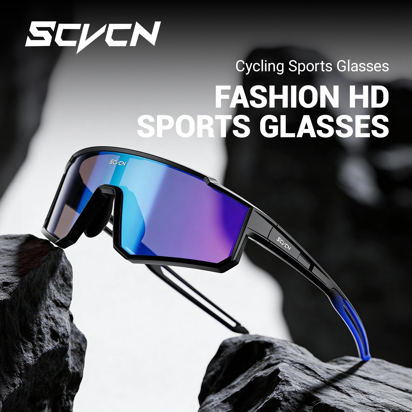 Mountain Biking Sunglasses - SCVCN UV400 HD Hiking Cycling Glasses