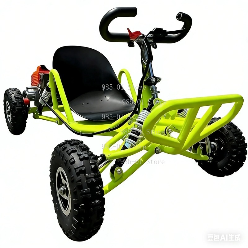 Mountain Biking Kids - All-terrain off-road kart, 2-stroke rally mountain
