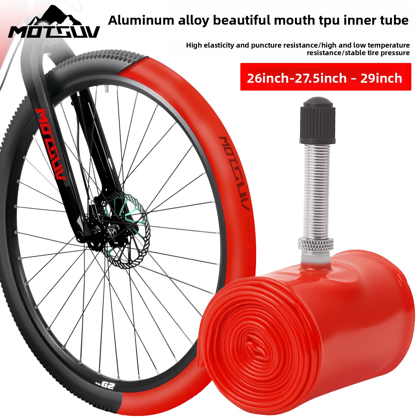 Mountain Biking Shoes - Mountain bike TPU inner tubes 26/27.5/29