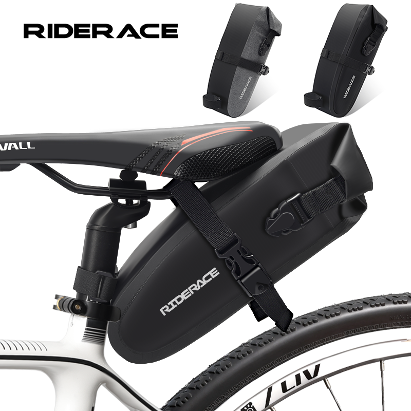 Mountain Biking Fanny Pack - RIDERACE Bicycle Saddle Bag Storage Waterproof