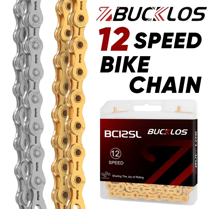 Mountain Biking Bc - BUCKLOS 12 Speed Bicycle Chain 126