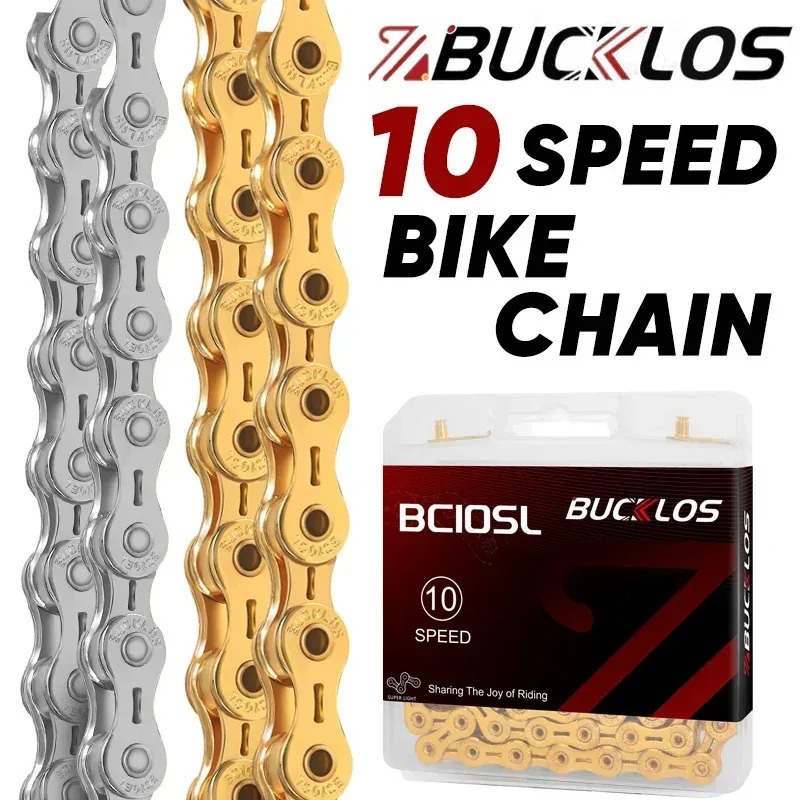 Mountain Biking Bc - BUCKLOS mountain bike chain, ultra-light and