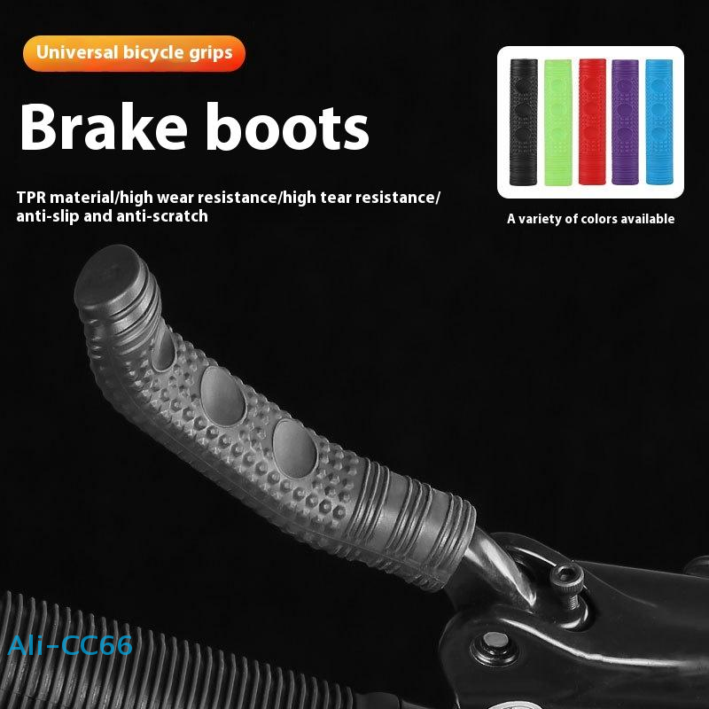 Mountain Biking Protective Gear - 【C】1/2 Pairs TPR Bike Brake Lever