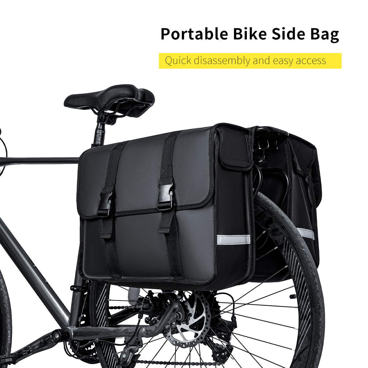 Mountain Biking Fanny Pack - Bicycle pannier mountain bike large-capacity riding