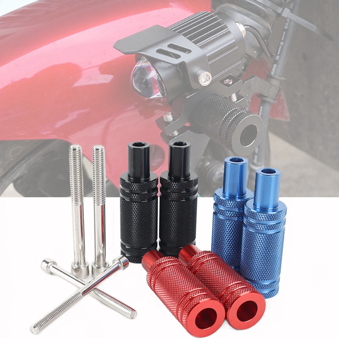 Mountain Biking Derby - Motorcycle Headlight Mount Holder Adjustable Fender