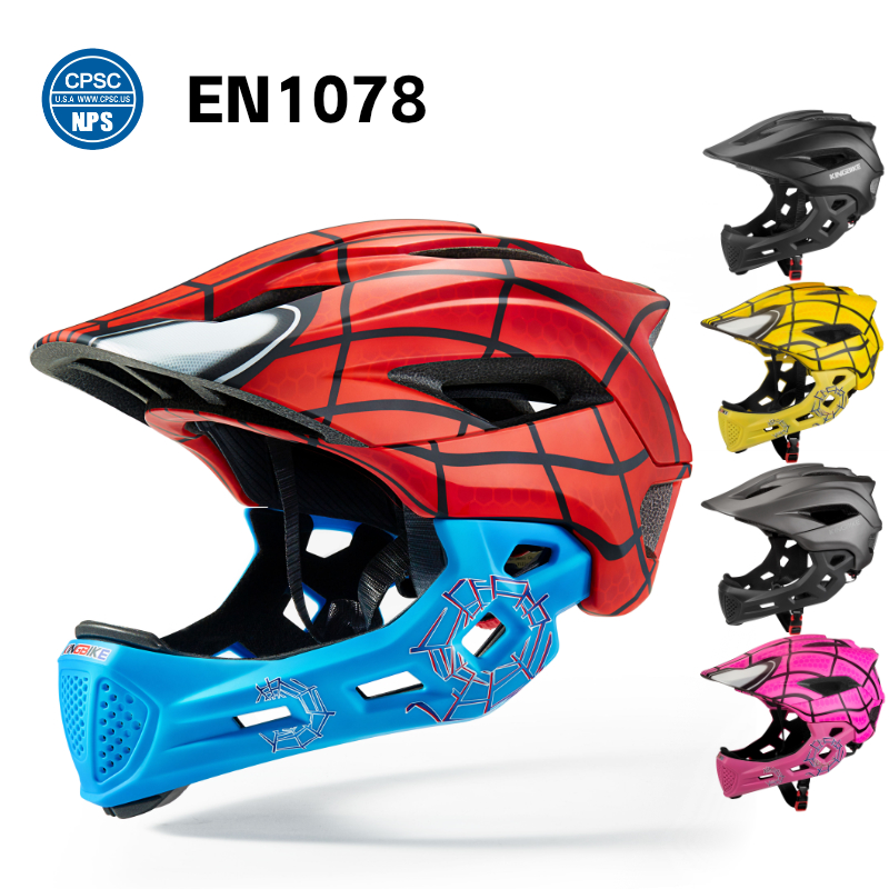 Mountain Biking Helmet Kids - BATFOX Kids Full Face MTB Bicycle