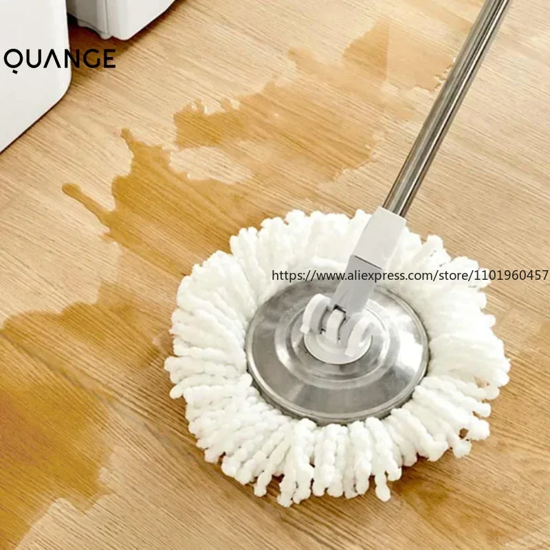 Round Lazy Mop 360° Rotating H - Pedal Platform Flat recension och pris
