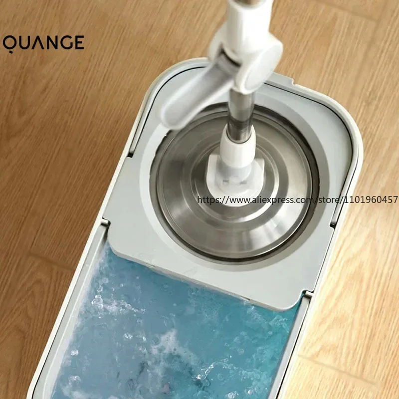 Round Lazy Mop 360° Rotating H - Pedal Platform Flat recension och pris