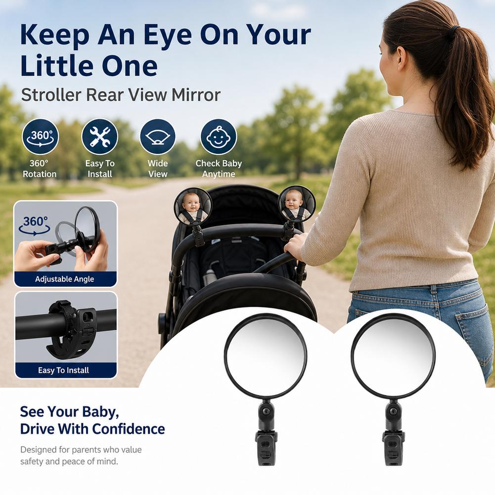 2Pcs Bike Mirror Adjustable Ha - Mountain Biking Kids recension och pris