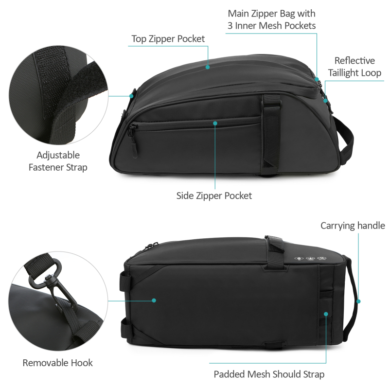 Reflective Mountain Bicycle Se - Mountain Biking Fanny Pack recension och pris