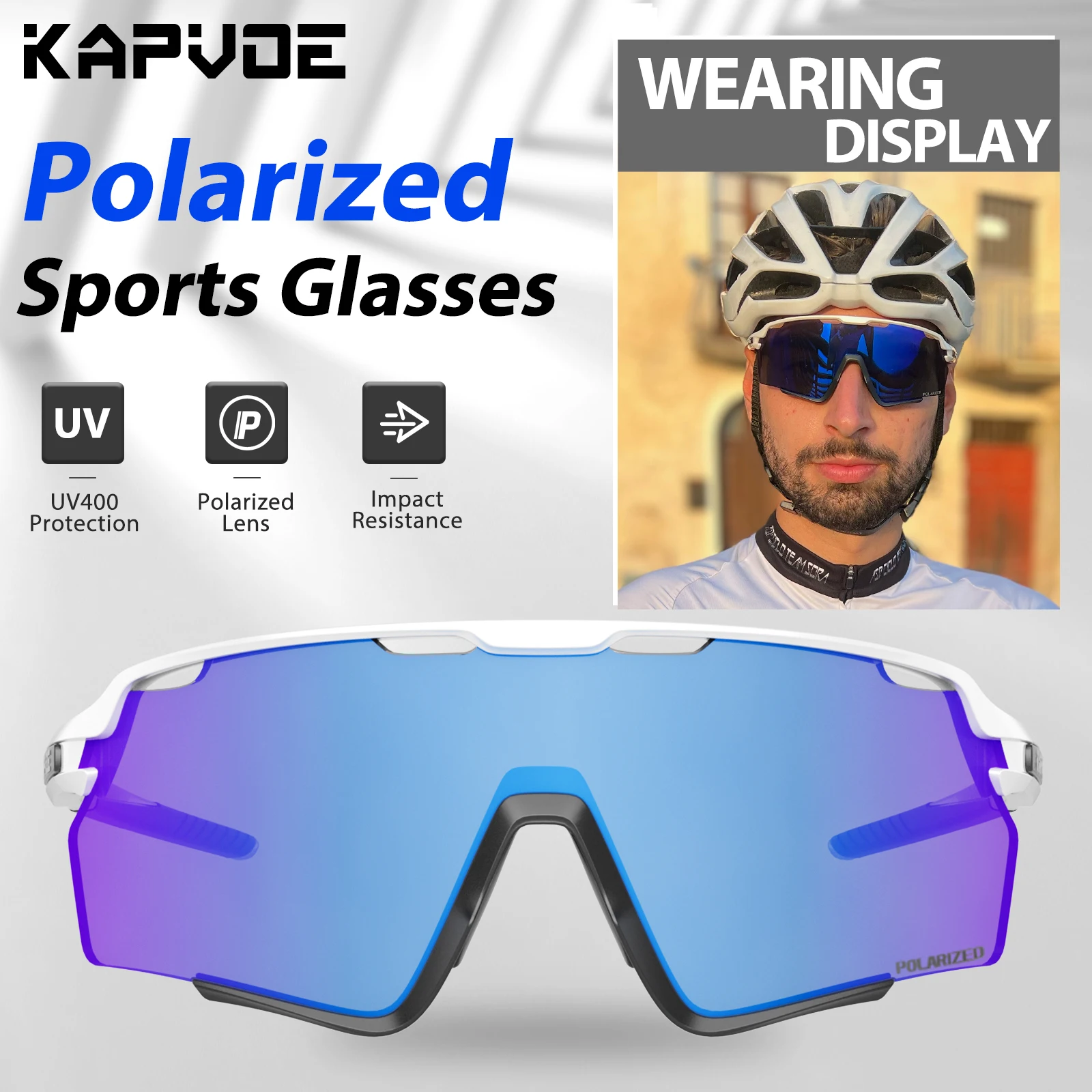 Kapvoe New Outdoor Bike Eyewea - Mountain Biking Sunglasses recension och pris