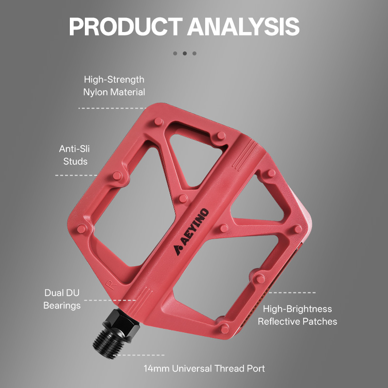 Bicycle Flat Pedals Ultralight - Pedal Platform Flat recension och pris