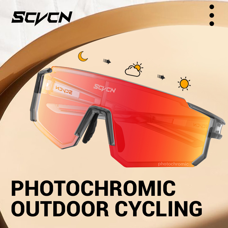 SCVCN Hot Photochromic Protect - Mountain Biking Sunglasses recension och pris