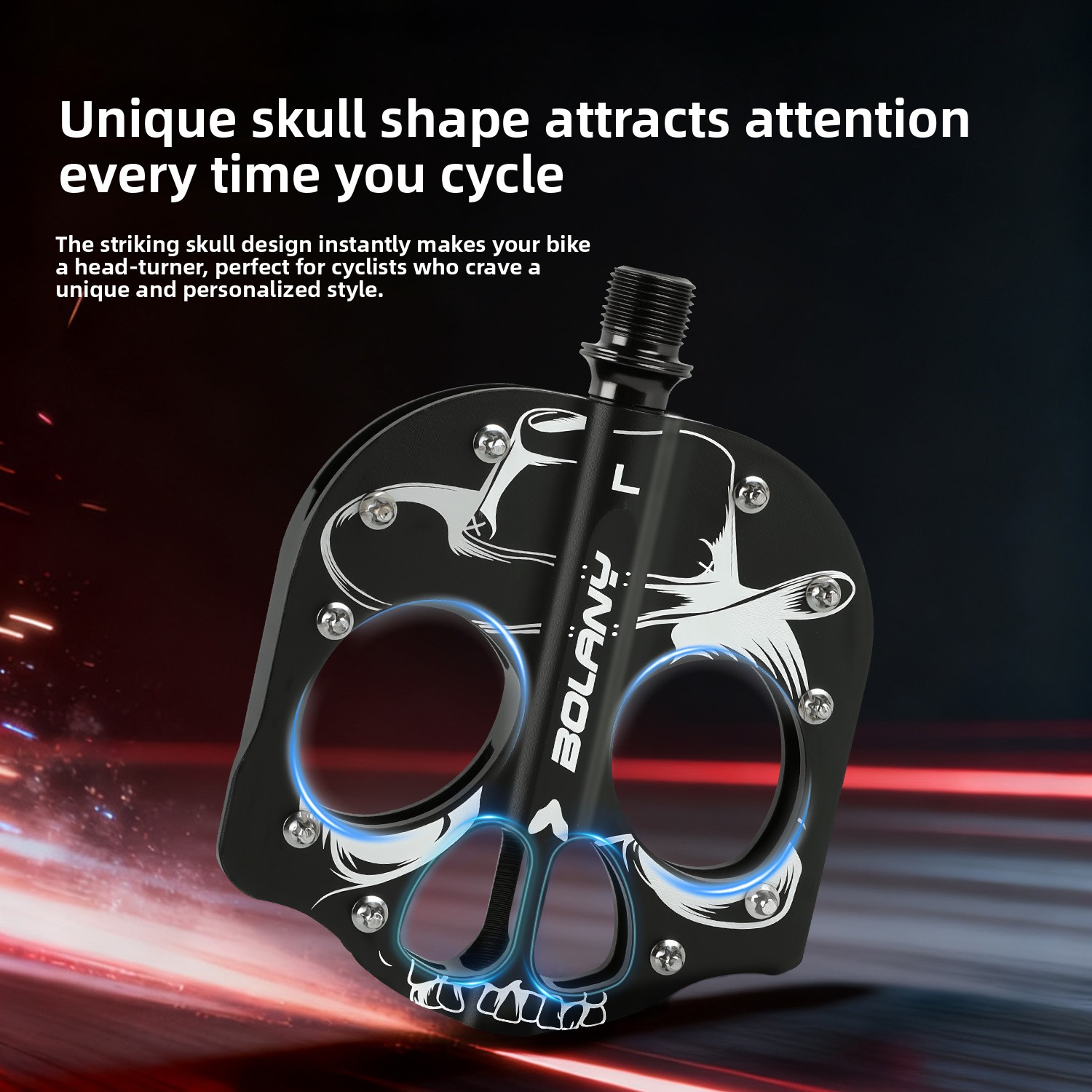 BOLANY Mountain Bike Pedals Al - Pedal Platform Flat recension och pris
