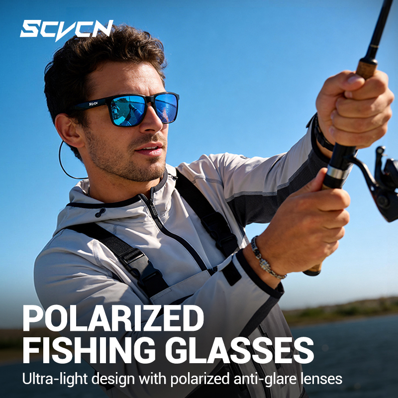 SCVCN Polarized Fishing Sungla - Mountain Biking Sunglasses recension och pris