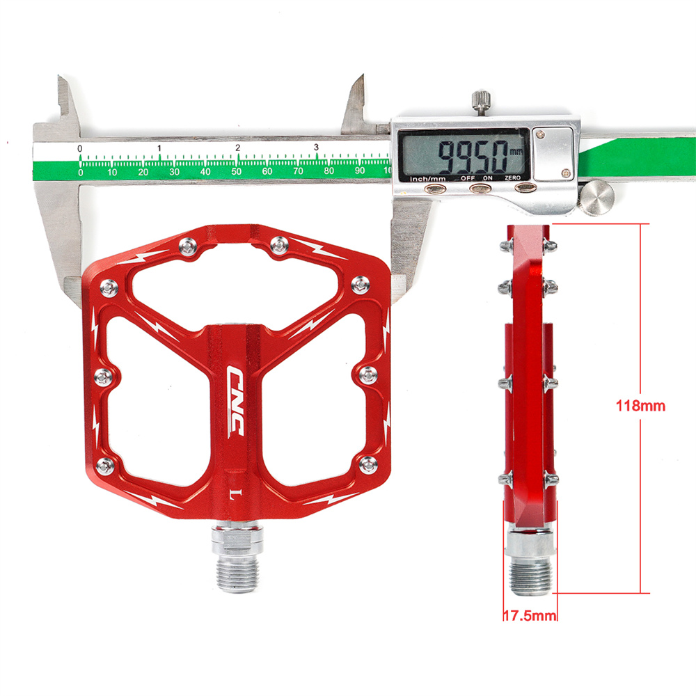 CNC Mtb Pedals, Bicycle Pedals - Pedal Platform Flat recension och pris