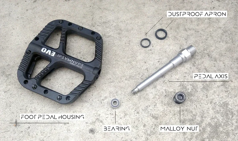 New Mountain Bike Pedal Nylon  - Pedal Platform Flat recension och pris