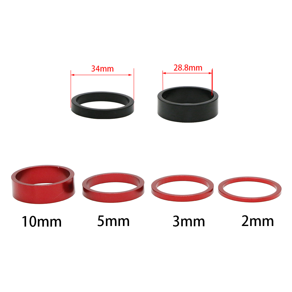 6Pcs/Set 10mm MTB Road Bike St - Handlebar Riser Stem recension och pris