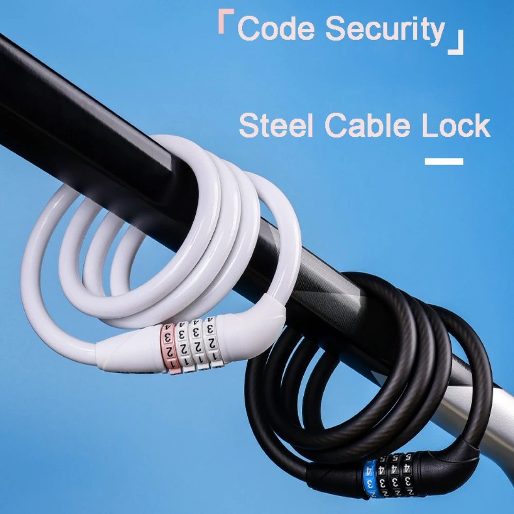 Outdoor Bike Lock 4-Digit Pass - Mountain Biking Essentials recension och pris