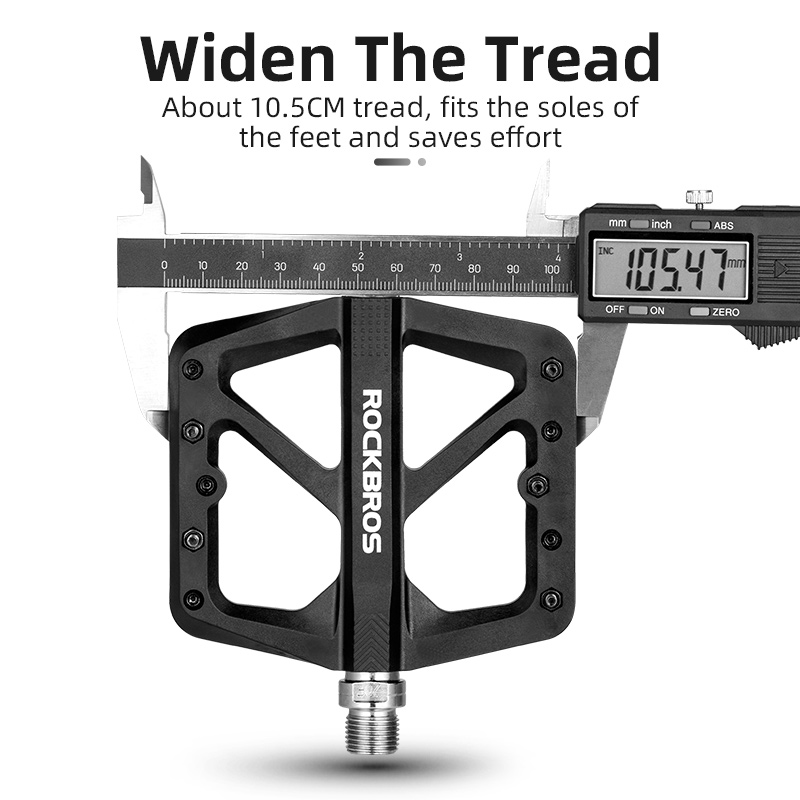 ROCKBROS Bike Pedals Bicycle U - Pedal Platform Flat recension och pris