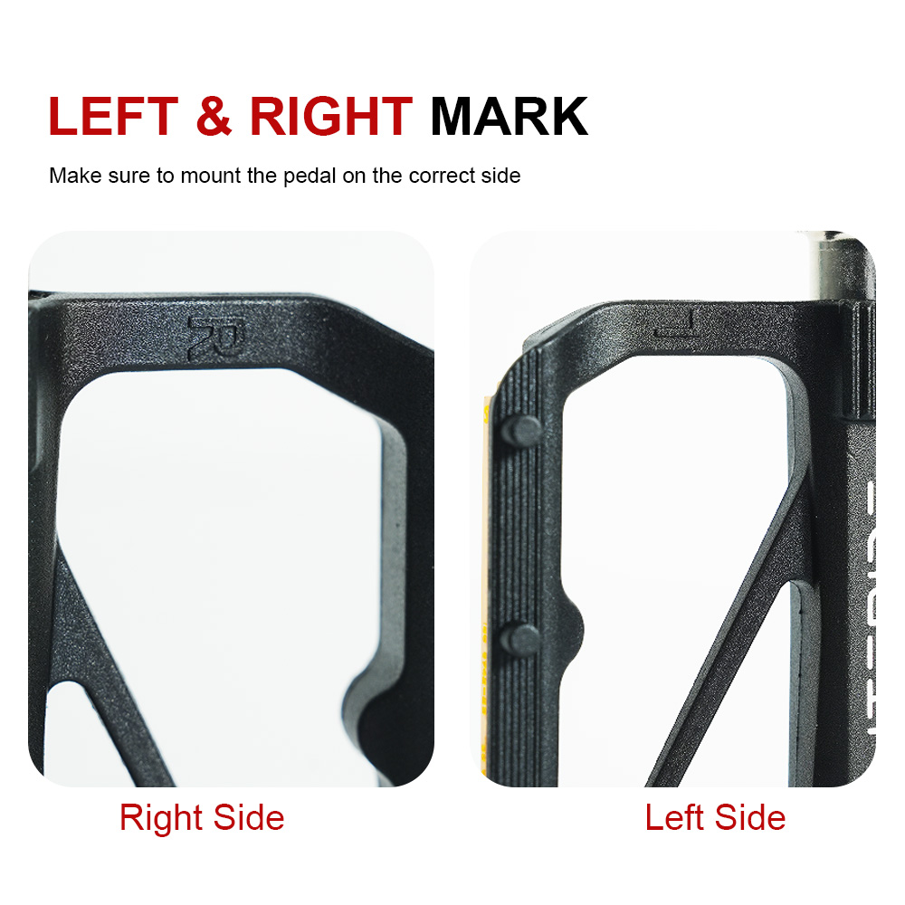 LiteRide Flat Bike Pedals MTB  - Pedal Platform Flat recension och pris