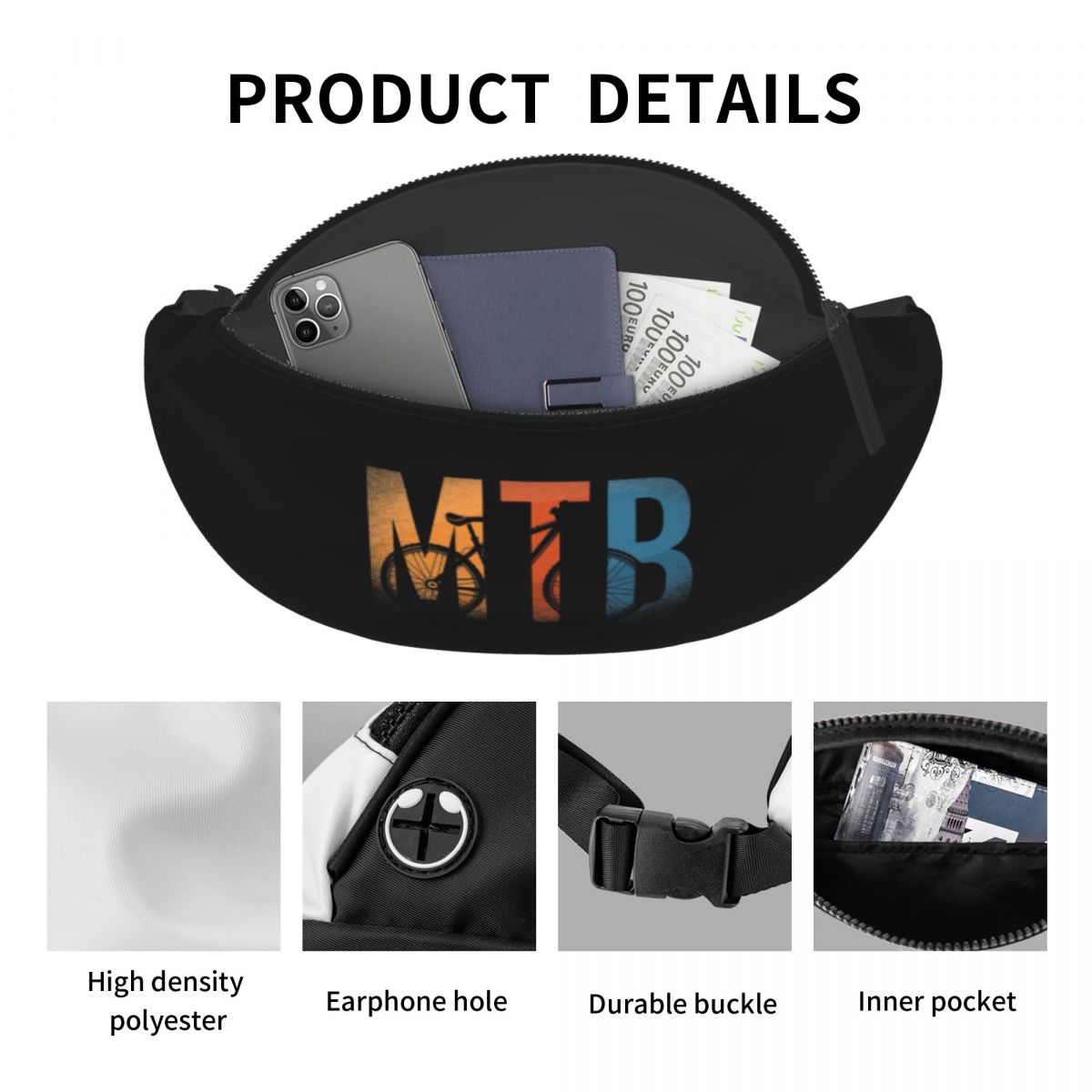 Custom MTB Bicycle Fanny Pack  - Mountain Biking Fanny Pack recension och pris