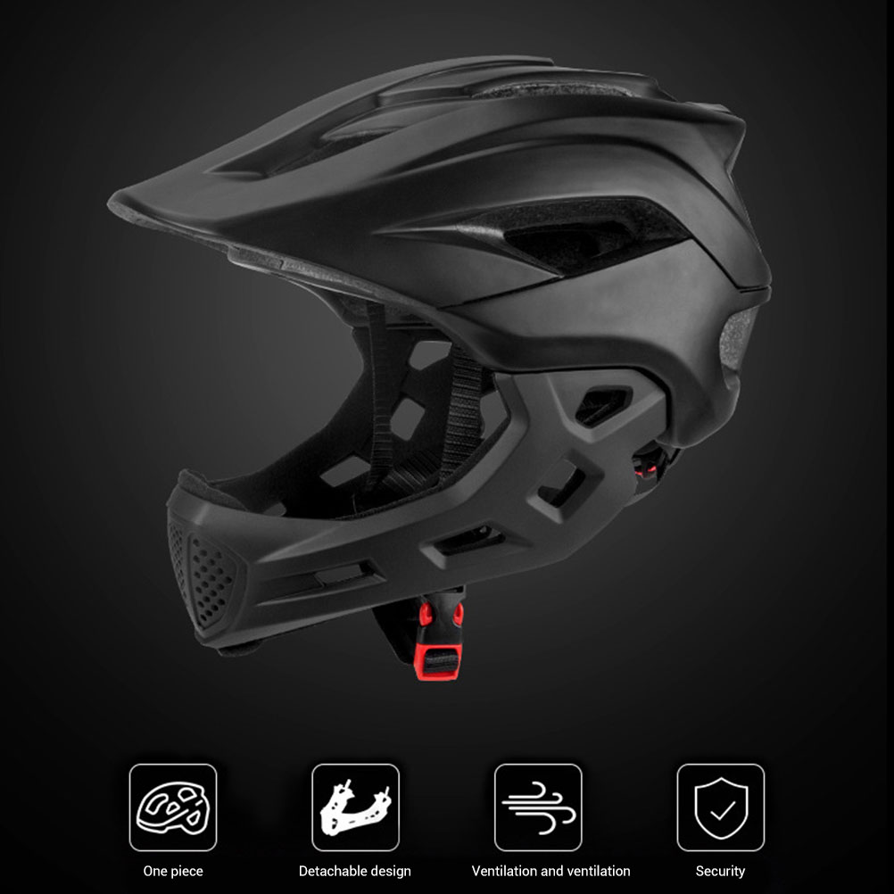 2 in 1 Kids Full Face Bike Hel - Mountain Biking Helmet Kids recension och pris