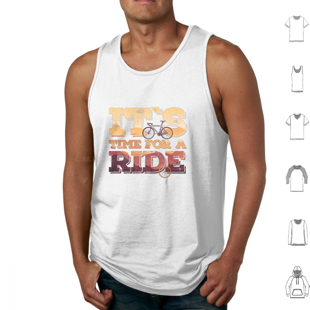 It's Time For A Ride Tank Tops - Mountain Biking Helmet Kids recension och pris