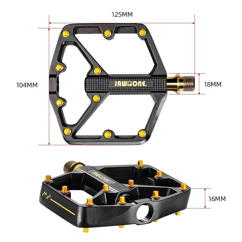 Jawbone MTB Bike Flat Pedals U - Pedal Platform Flat recension och pris