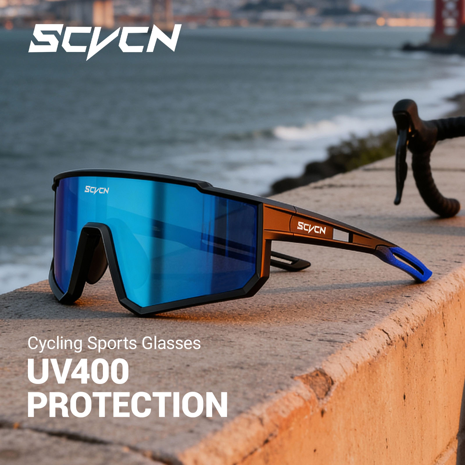 SCVCN UV400 HD Hiking Cycling  - Mountain Biking Sunglasses recension och pris
