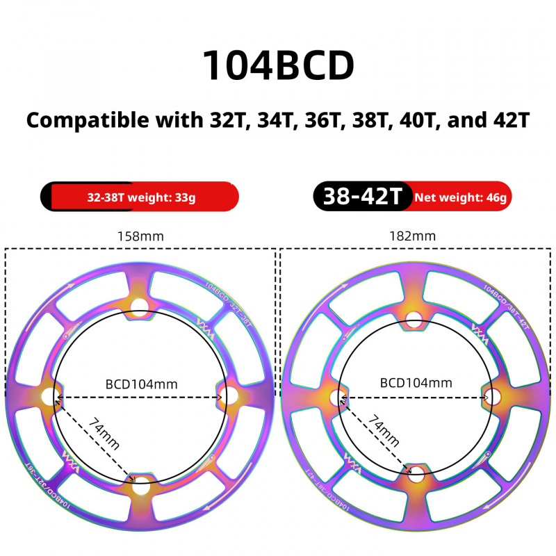 104 BCD Chainring Guard for Mo - Mountain Biking Protective Gear recension och pris