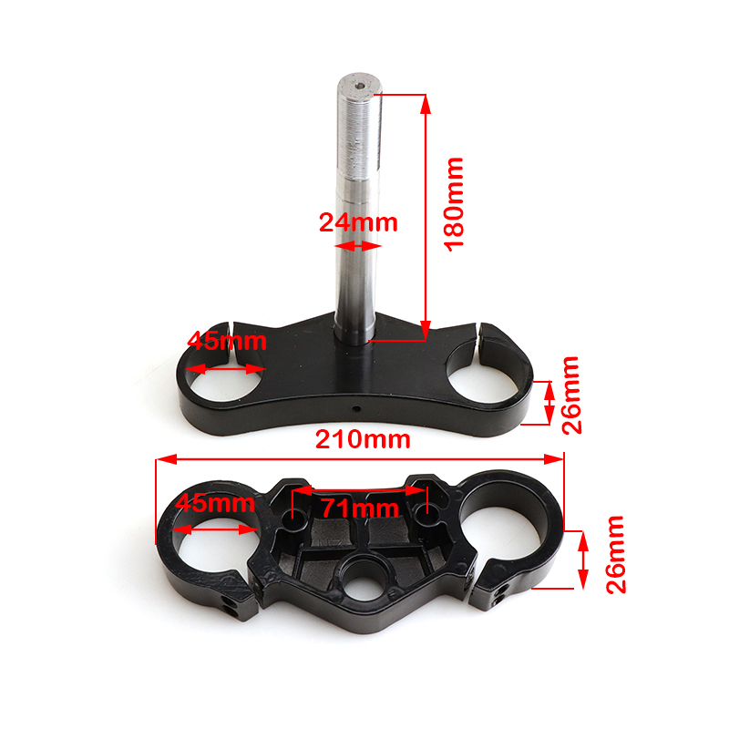 Motorcycle Handlebar Triple Tr - Handlebar Riser Stem recension och pris