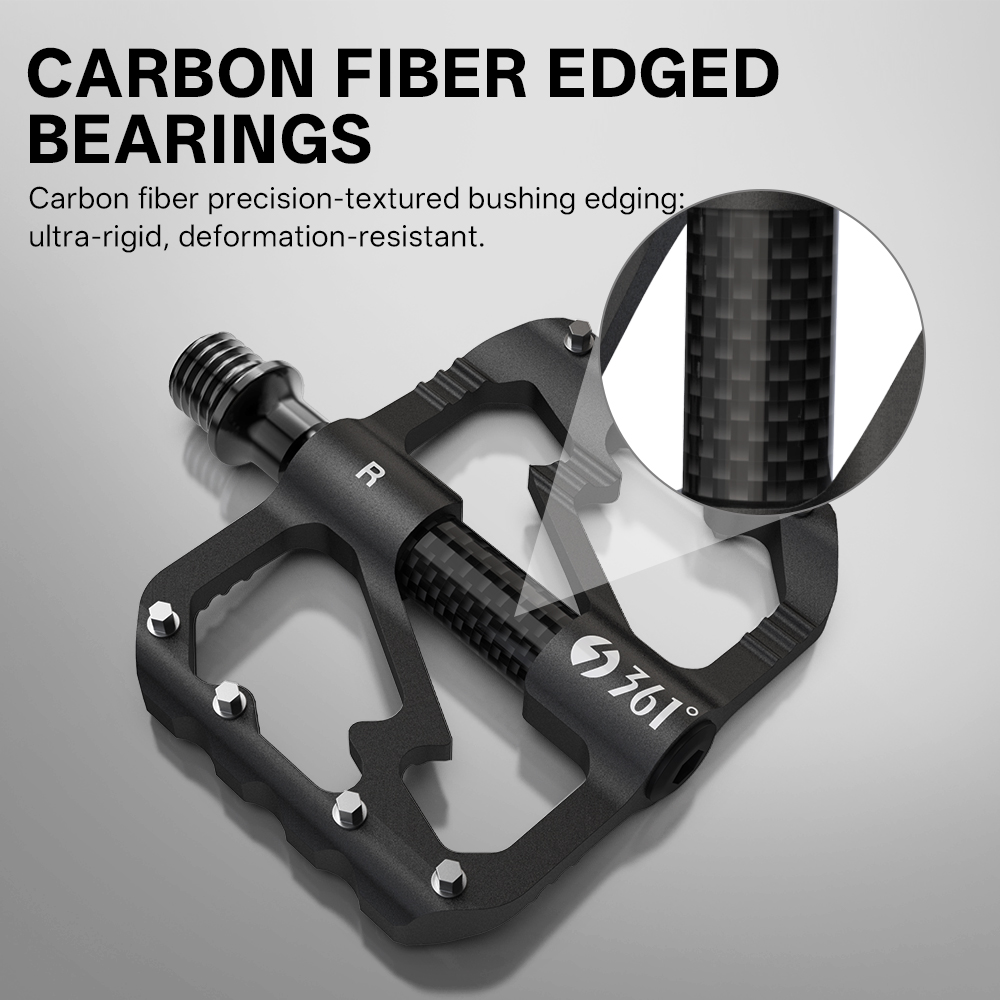 361 Degrees 3 Bearings Bike Pe - Pedal Platform Flat recension och pris