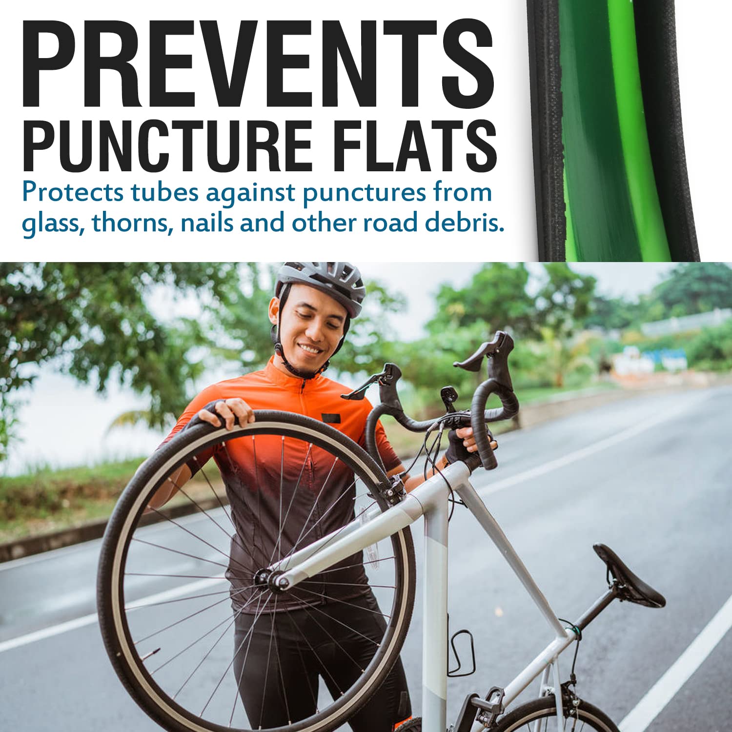 Bike Tire Liner-Help Prevent F - Mountain Biking Shoes recension och pris