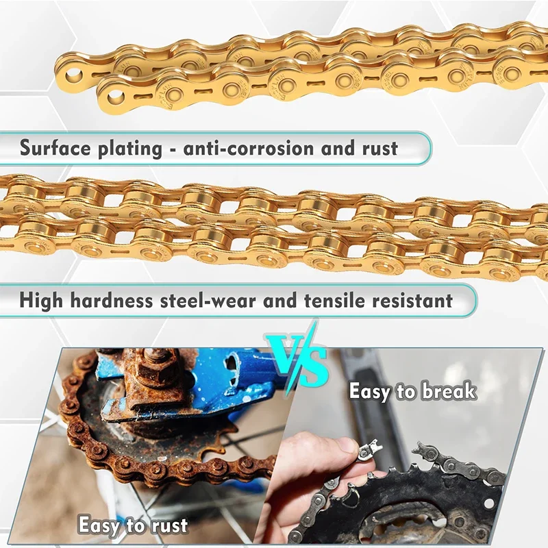 9 Speed Bicycle Chain Ultralig - Mountain Biking Bc recension och pris