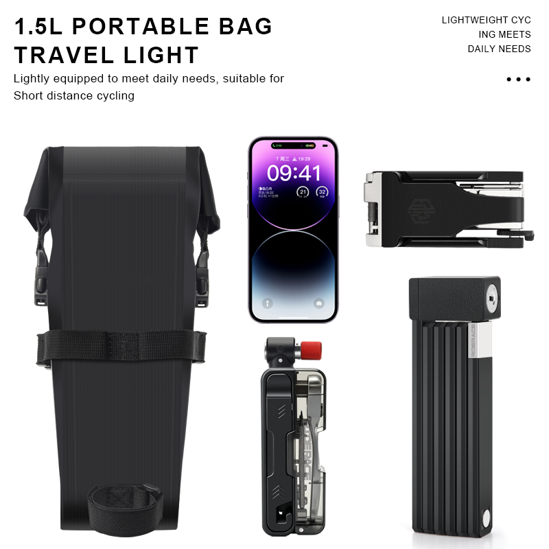 RIDERACE Bicycle Saddle Bag St - Mountain Biking Fanny Pack recension och pris