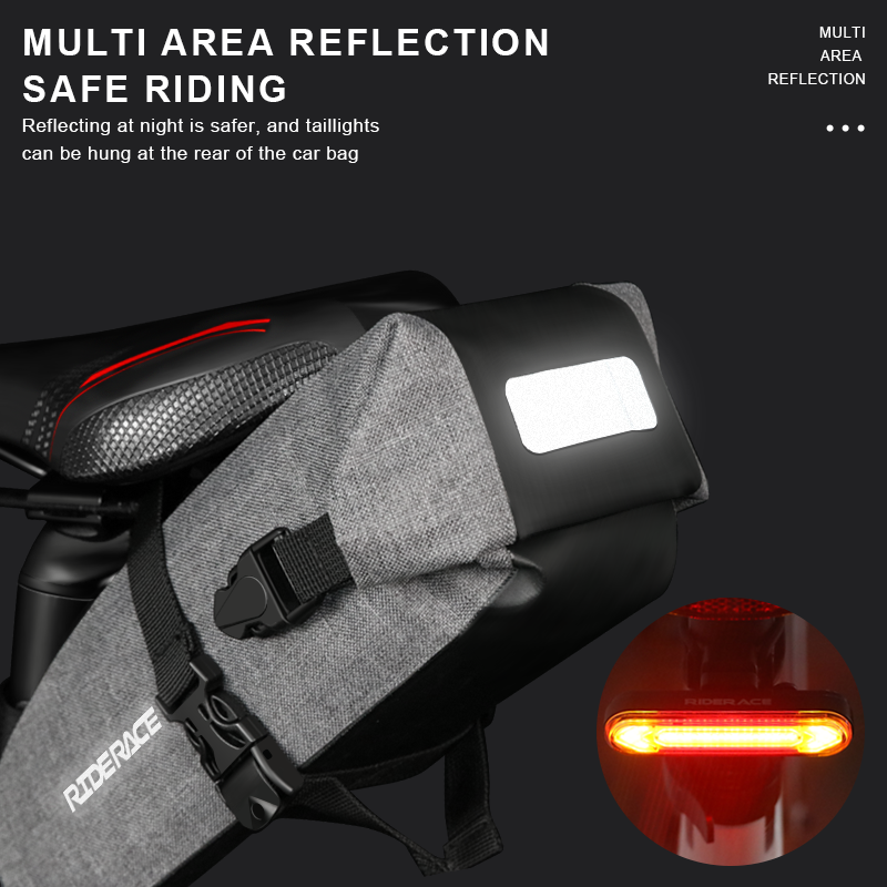 RIDERACE Bicycle Saddle Bag St - Mountain Biking Fanny Pack recension och pris