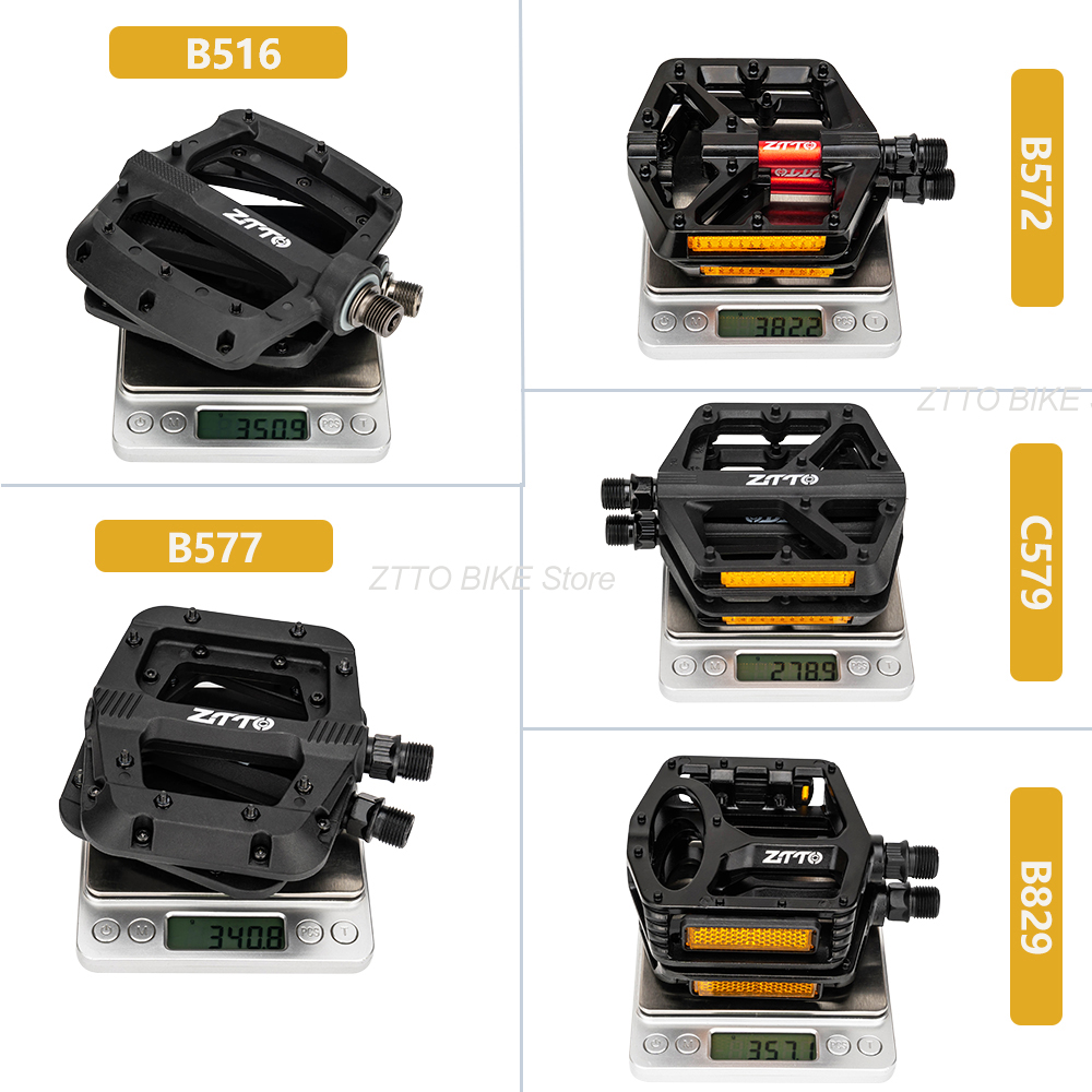 ZTTO Bicycle Pedals Nylon Peda - Pedal Platform Flat recension och pris