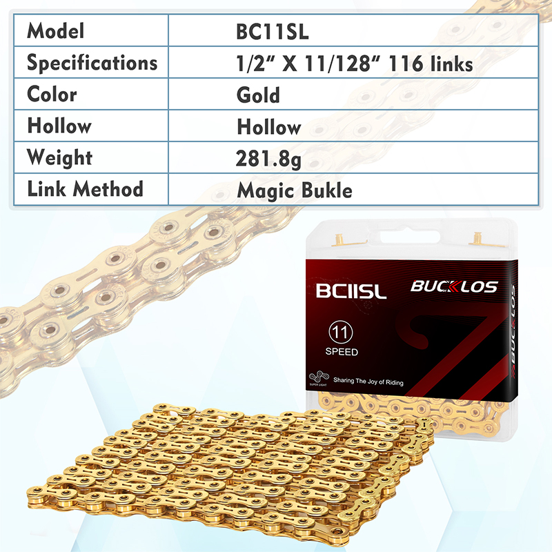 BUCKLOS MTB Bike Chain 11 Spee - Mountain Biking Bc recension och pris
