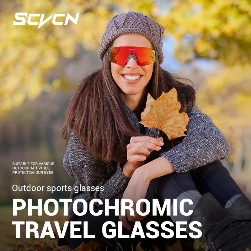 SCVCN New Outdoor Photochromic - Mountain Biking Sunglasses recension och pris