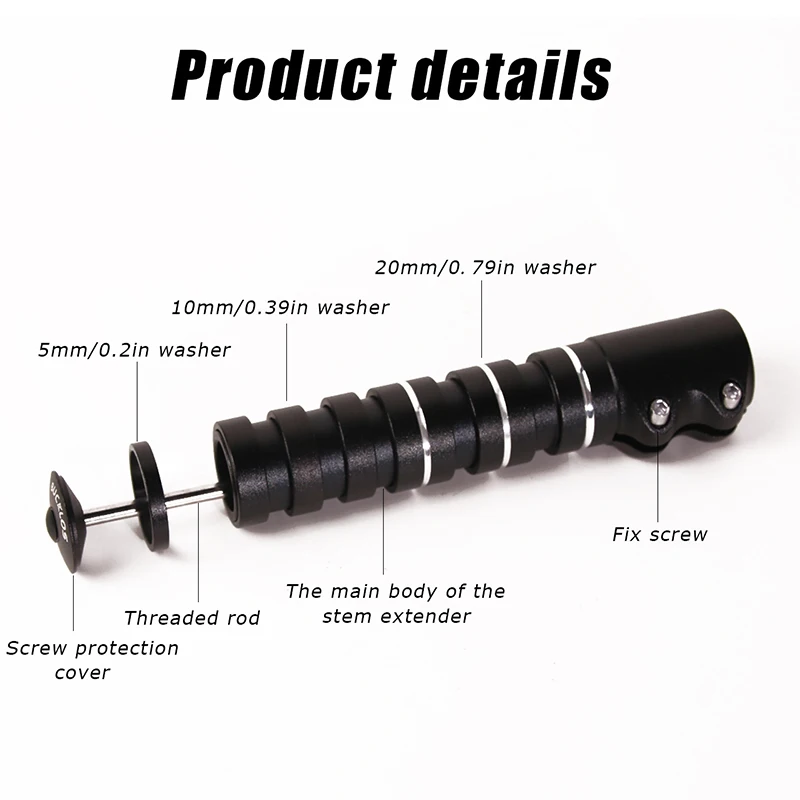 BUCKLOS Bike Handlebar Stem He - Handlebar Riser Stem recension och pris