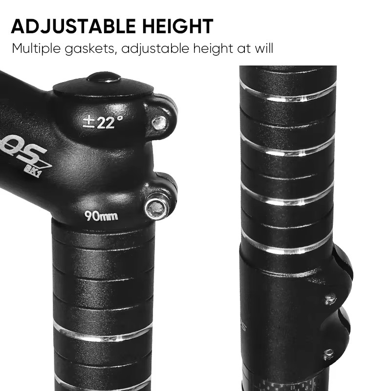 BUCKLOS Bike Handlebar Stem He - Handlebar Riser Stem recension och pris