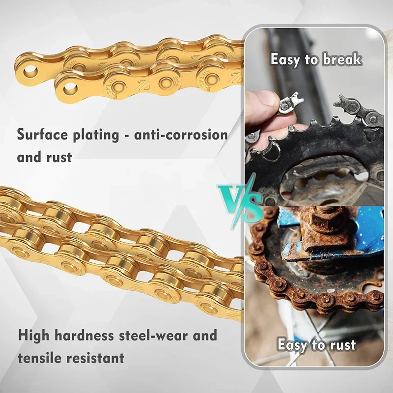 BUCKLOS 8 Speed Bicycle Chain  - Mountain Biking Bc recension och pris