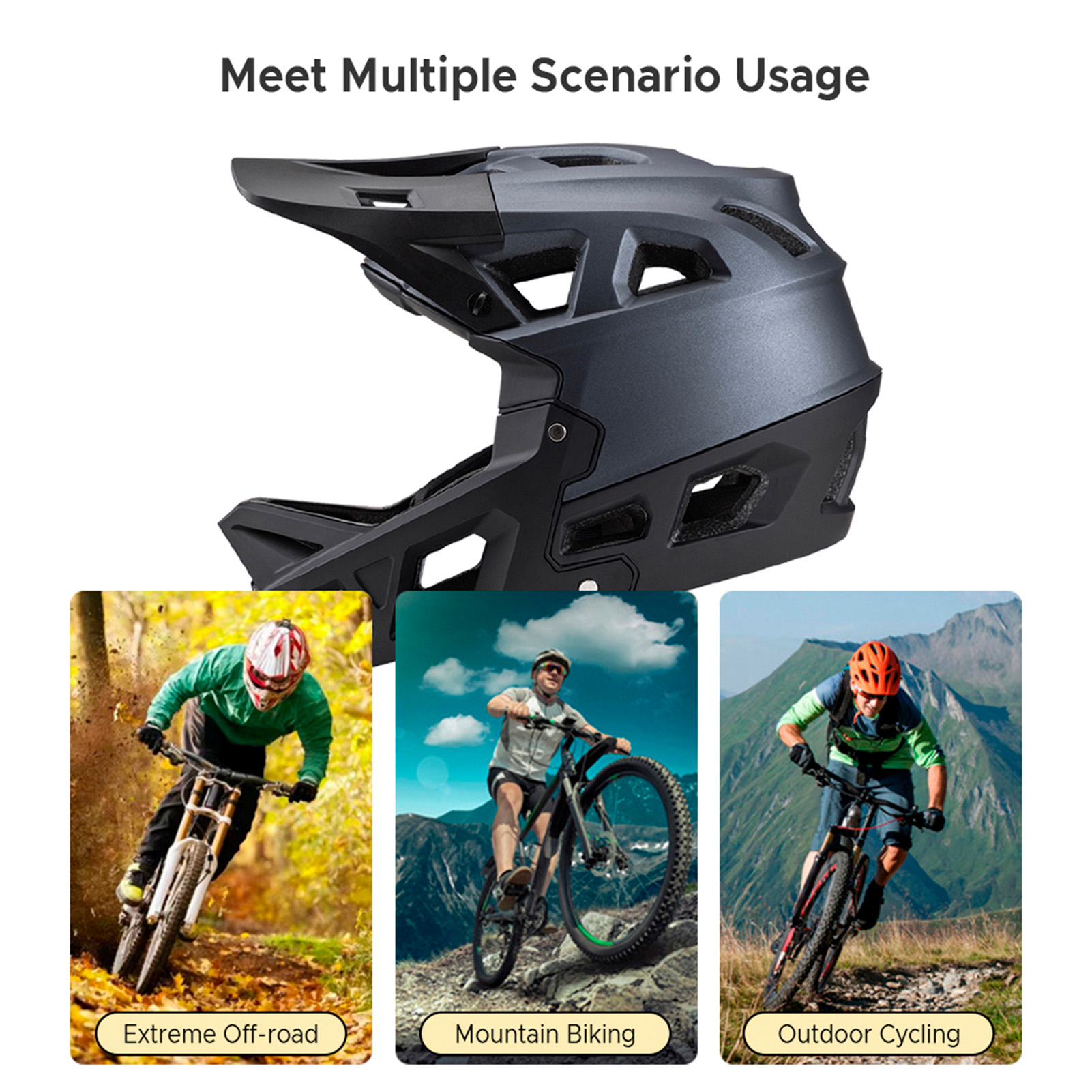 Full Face Mountain Bike Helmet - Mountain Biking Helmet Kids recension och pris