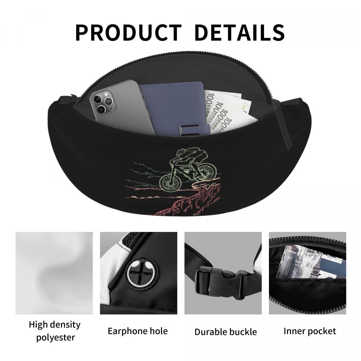 Custom Casual Mountain Biker F - Mountain Biking Fanny Pack recension och pris