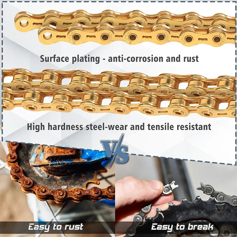 BUCKLOS 11 Speed MTB Chain 116 - Mountain Biking Bc recension och pris